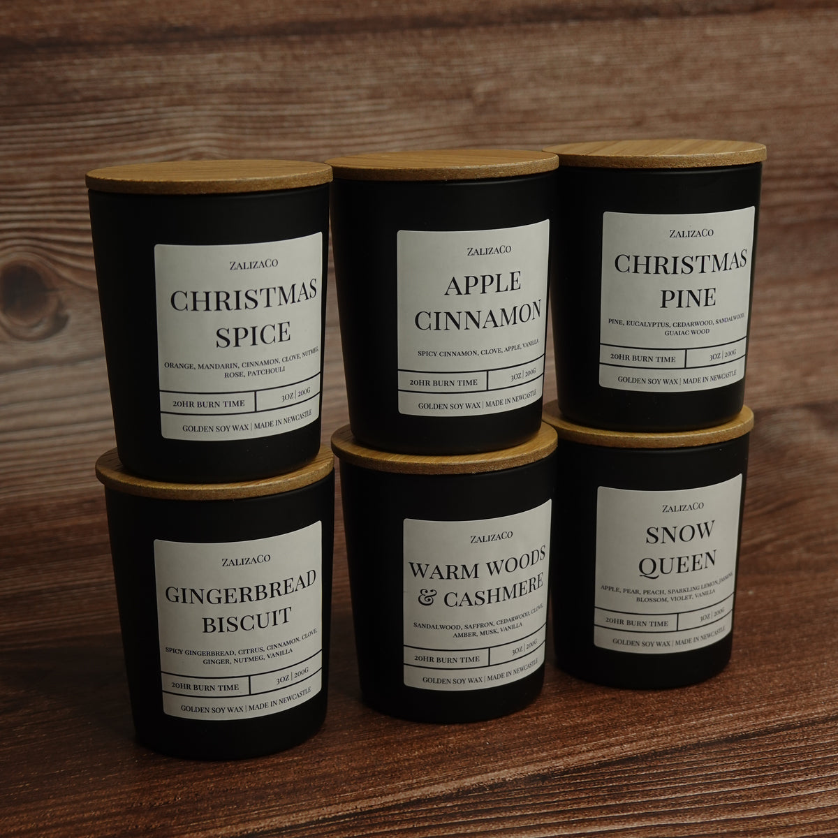 Mini soy wax candle build your own winter discovery box