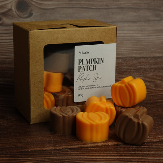 Pumpkin Patch wax melt box pumpkin shapes