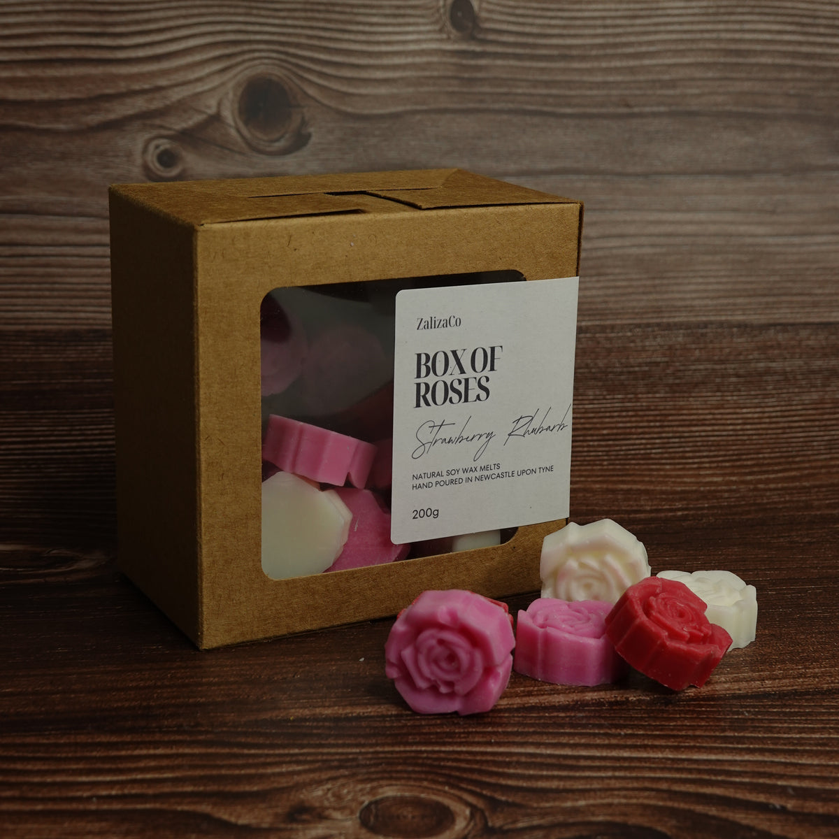 Mini rose wax melts Valentine's gift box