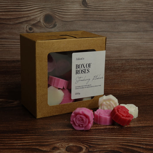 Mini rose wax melts Valentine's gift box