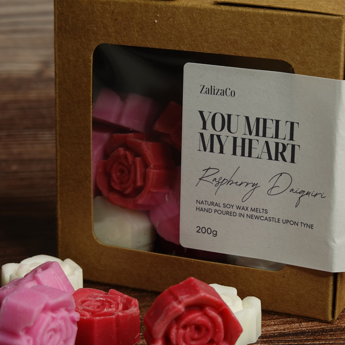 Mini rose wax melts Valentine's gift box