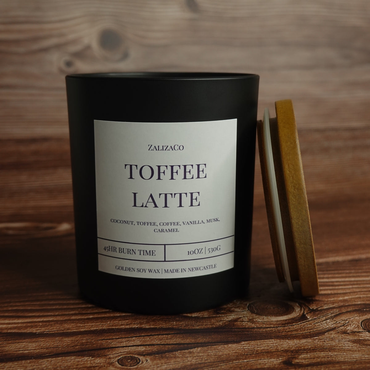 Festive candle 11 scents autumn winter wooden wick