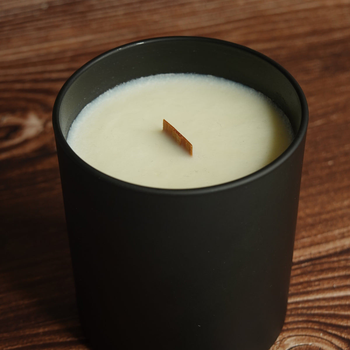 Handmade festive candle Newcastle wooden wick