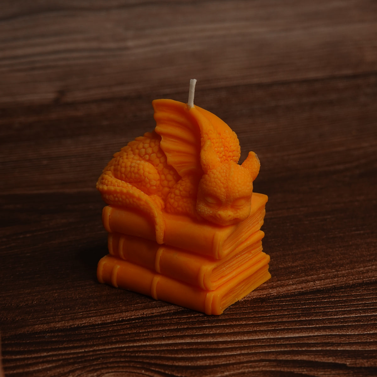 Fantasy reader dragon candle purple pink