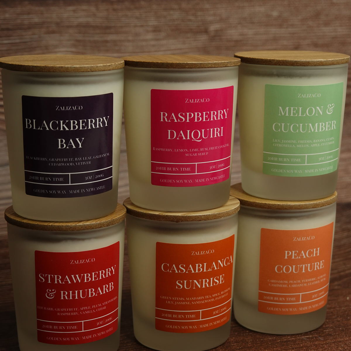 Summer candle discovery box 6 mini scents