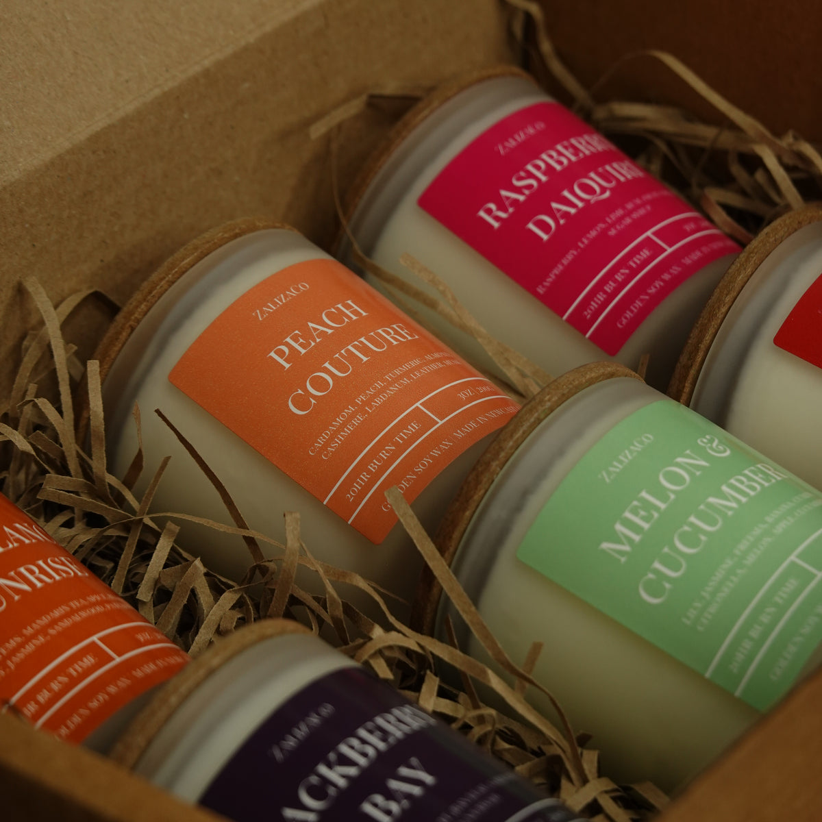 Summer candle discovery box 6 mini scents
