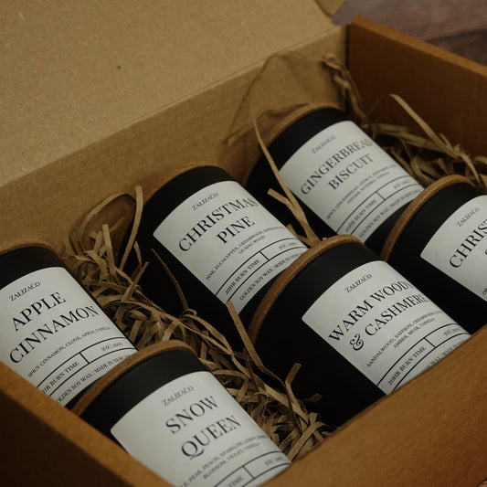 Winter candle discovery box 6 mini scents