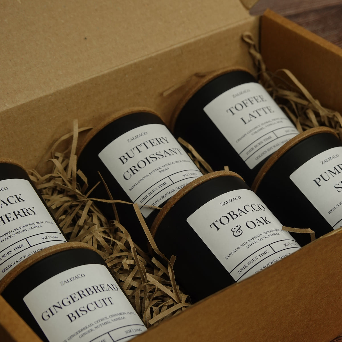 Autumn candle discovery box 6 mini scents