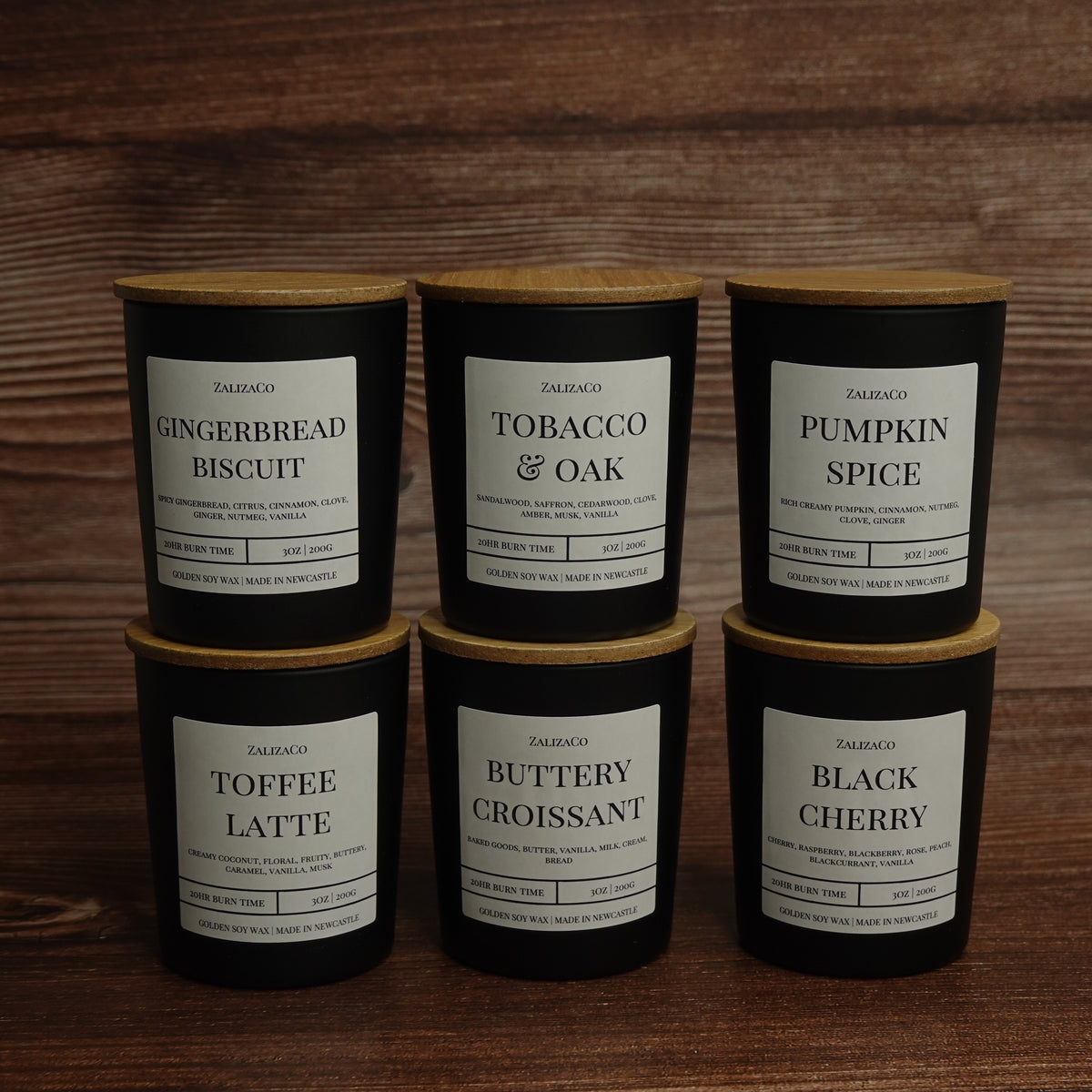 Autumn candle discovery box 6 mini scents