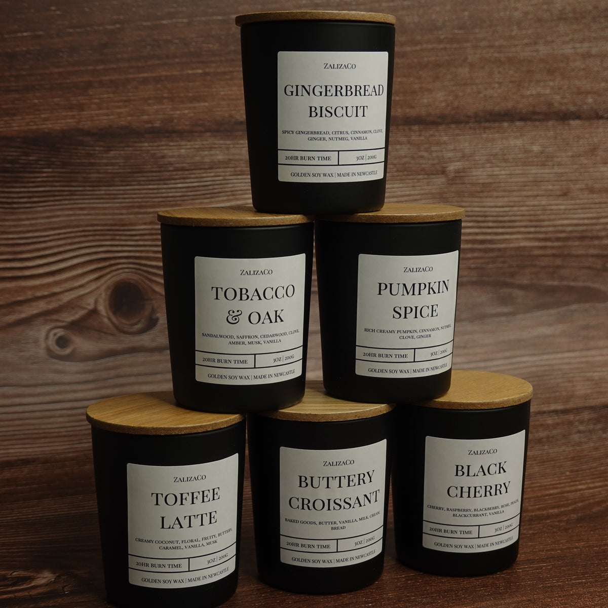Autumn candle discovery box 6 mini scents