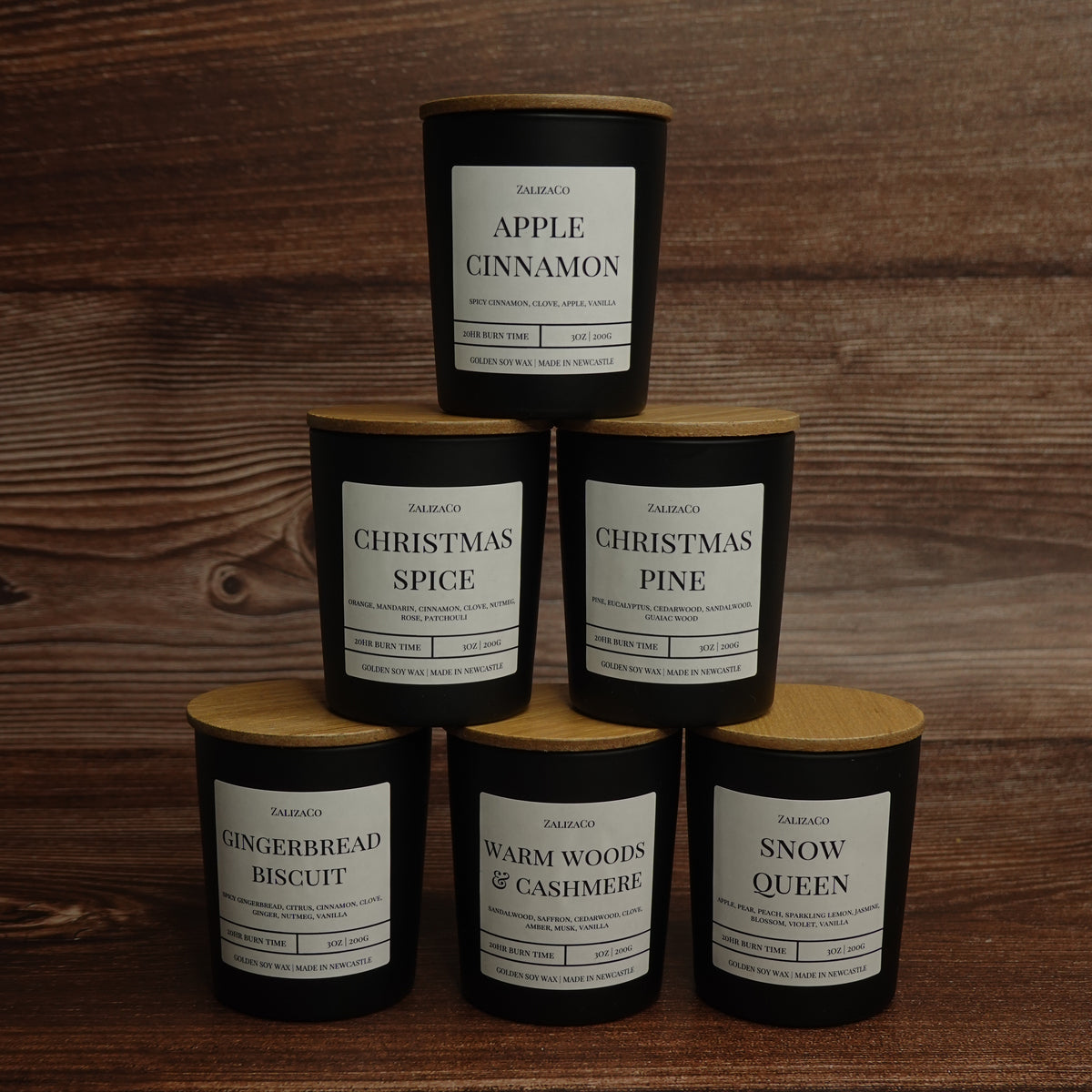 Winter candle discovery box 6 mini scents