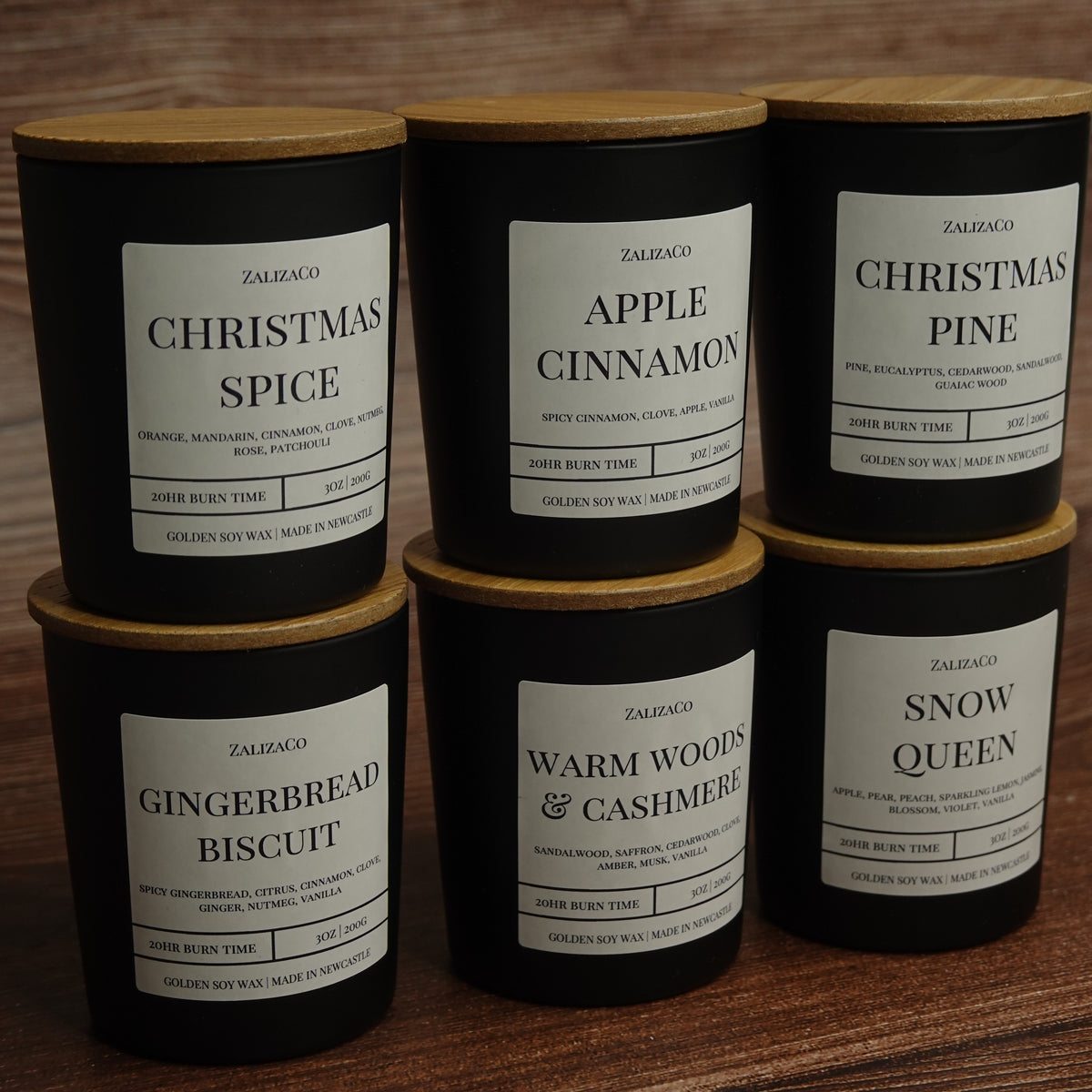 Winter candle discovery box 6 mini scents