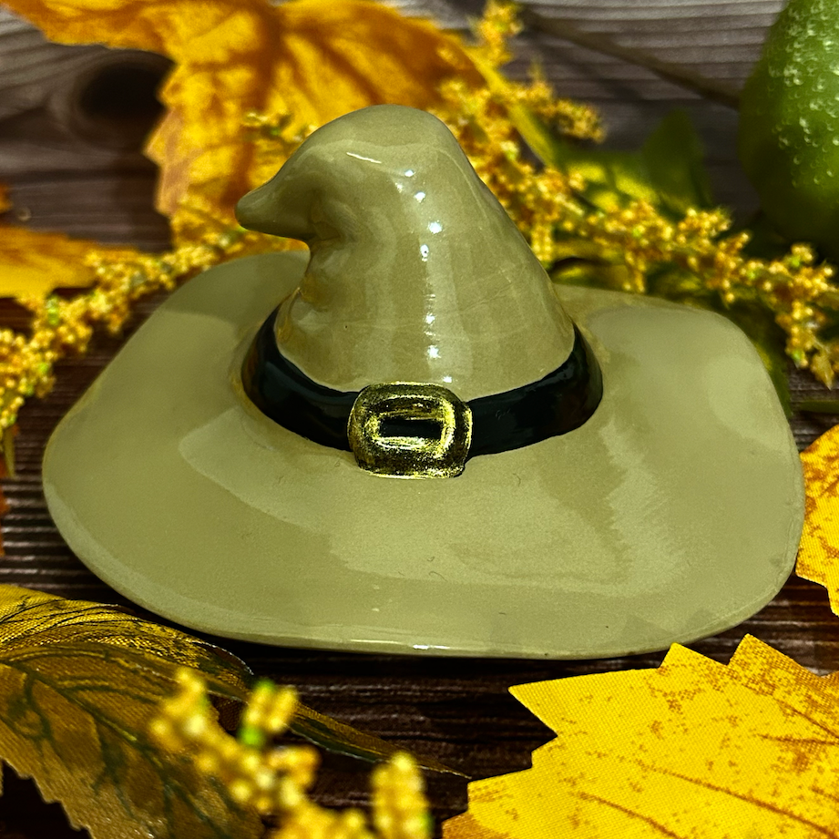 Halloween candle jesmonite pumpkin spice